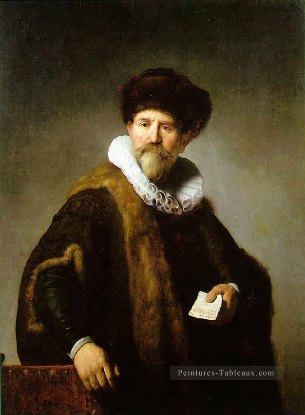 Portrait de Nicolaes Ruts Rembrandt Peintures à l'huile